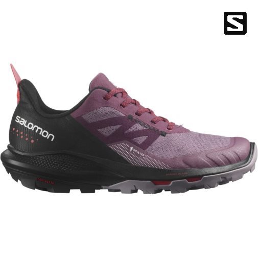 Tenis Senderismo Salomon Outpulse GTX Mujer Fucsia Negros | MX ANFH235